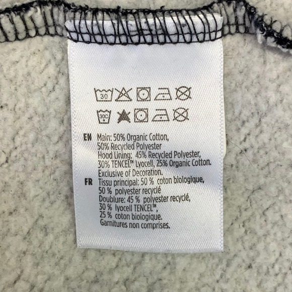 TenTree Men's Spacedye Full Zip Hoodie Textured Gray Casual‎ Everyday Activewear - Picture 8 of 12